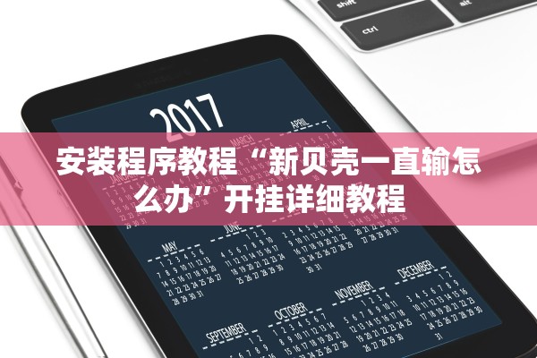 安装程序教程“新贝壳一直输怎么办”开挂详细教程