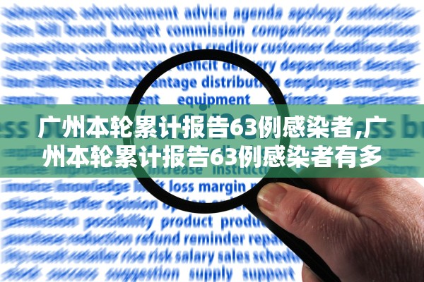 广州本轮累计报告63例感染者,广州本轮累计报告63例感染者有多少
