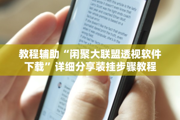 教程辅助“闲聚大联盟透视软件下载	”详细分享装挂步骤教程