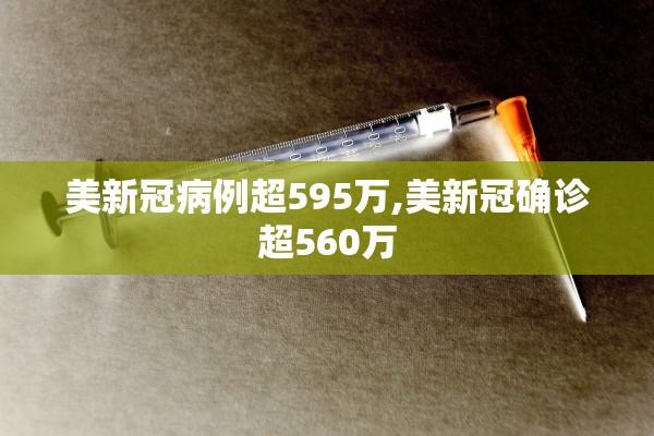 美新冠病例超595万,美新冠确诊超560万