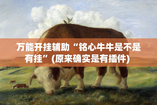 万能开挂辅助“铭心牛牛是不是有挂”(原来确实是有插件) 