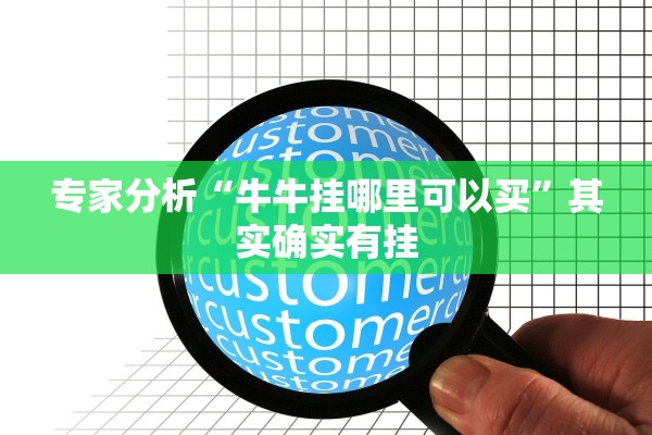专家分析“牛牛挂哪里可以买”其实确实有挂