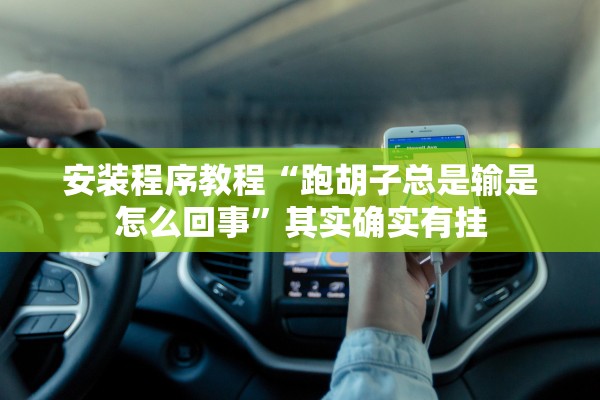 安装程序教程“跑胡子总是输是怎么回事	”其实确实有挂