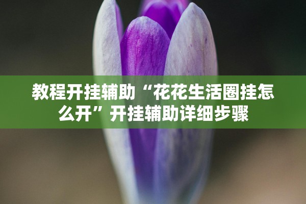 教程开挂辅助“花花生活圈挂怎么开	”开挂辅助详细步骤