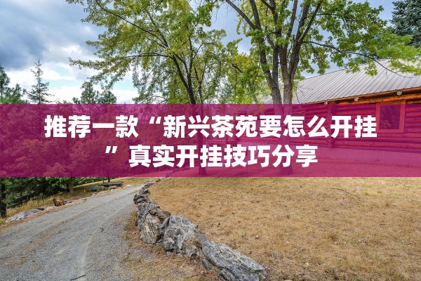 推荐一款“新兴茶苑要怎么开挂	”真实开挂技巧分享