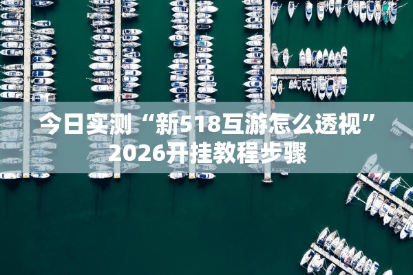 今日实测“新518互游怎么透视”2026开挂教程步骤