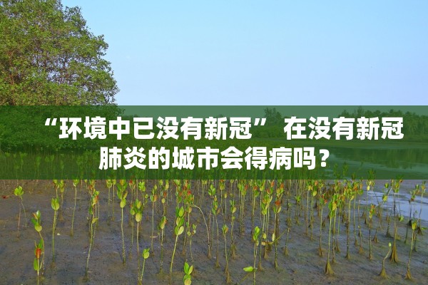 “环境中已没有新冠” 在没有新冠肺炎的城市会得病吗？