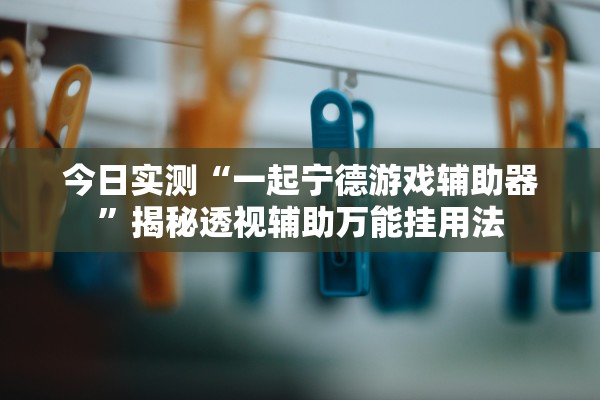 今日实测“一起宁德游戏辅助器”揭秘透视辅助万能挂用法