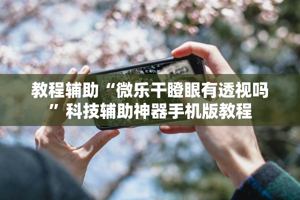 教程辅助“微乐干瞪眼有透视吗	”科技辅助神器手机版教程