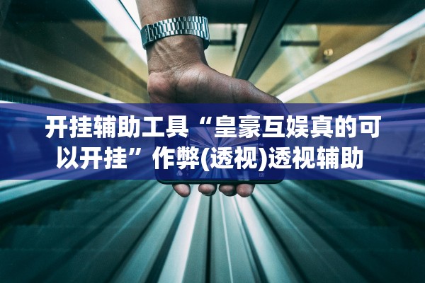 开挂辅助工具“皇豪互娱真的可以开挂”作弊(透视)透视辅助 