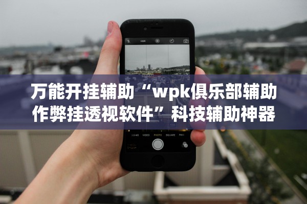 万能开挂辅助“wpk俱乐部辅助作弊挂透视软件”科技辅助神器手机版教程