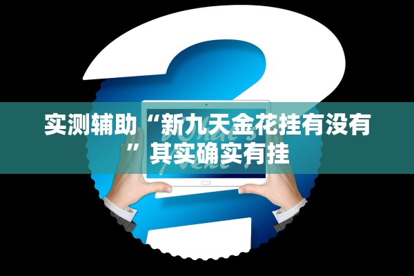 实测辅助“新九天金花挂有没有”其实确实有挂