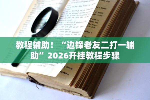 教程辅助！“边锋老友二打一辅助	”2026开挂教程步骤