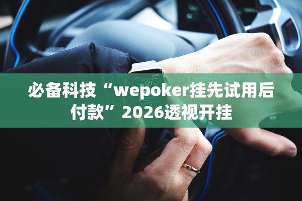 必备科技“wepoker挂先试用后付款	”2026透视开挂