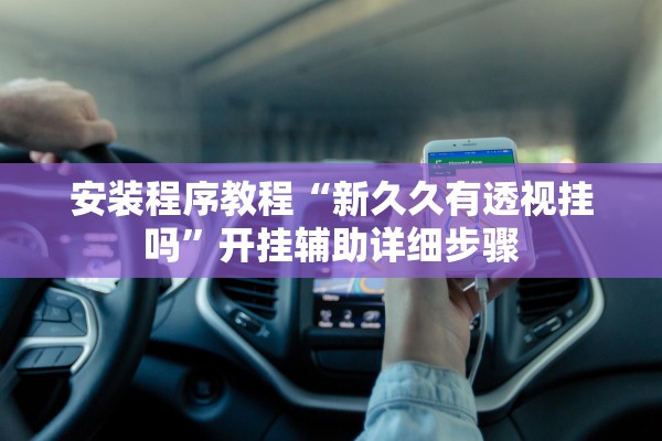 安装程序教程“新久久有透视挂吗	”开挂辅助详细步骤