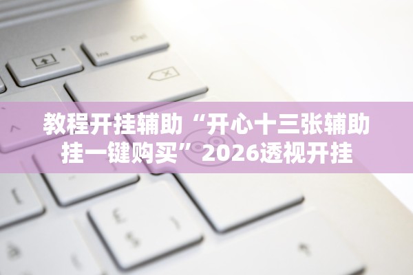 教程开挂辅助“开心十三张辅助挂一键购买”2026透视开挂
