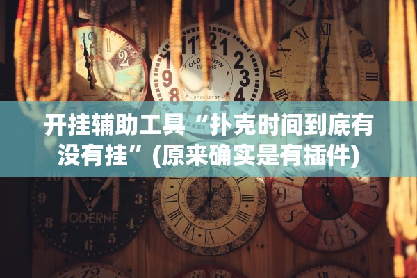 开挂辅助工具“扑克时间到底有没有挂”(原来确实是有插件)