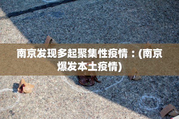 南京发现多起聚集性疫情︰(南京爆发本土疫情) 南京发现多起聚集性疫情︰(南京爆发本土疫情)