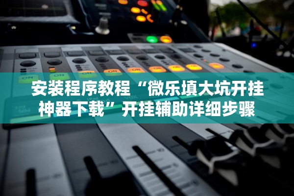 安装程序教程“微乐填大坑开挂神器下载”开挂辅助详细步骤