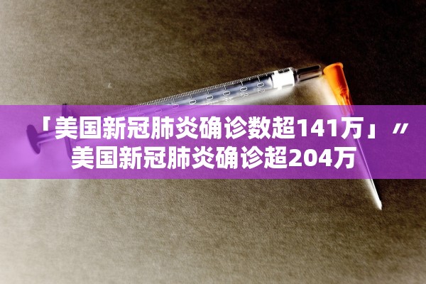 「美国新冠肺炎确诊数超141万」〃美国新冠肺炎确诊超204万