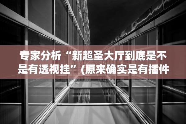 专家分析“新超圣大厅到底是不是有透视挂”(原来确实是有插件) 