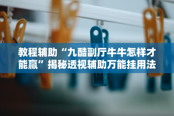 教程辅助“九酷副厅牛牛怎样才能赢”揭秘透视辅助万能挂用法