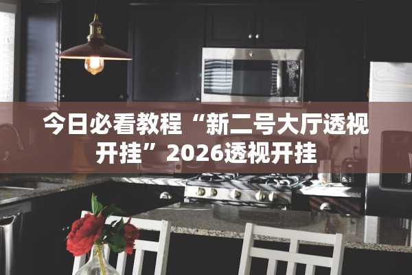 今日必看教程“新二号大厅透视开挂”2026透视开挂