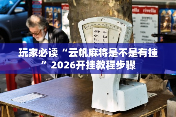 玩家必读“云帆麻将是不是有挂”2026开挂教程步骤