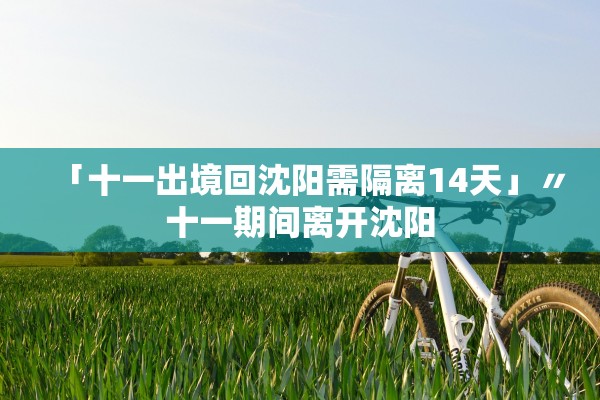 「十一出境回沈阳需隔离14天」〃十一期间离开沈阳