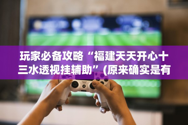 玩家必备攻略“福建天天开心十三水透视挂辅助	”(原来确实是有插件)