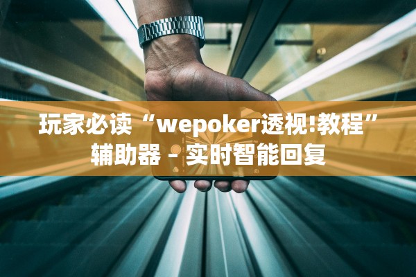 玩家必读“wepoker透视!教程”辅助器 – 实时智能回复