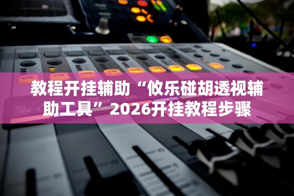 教程开挂辅助“攸乐碰胡透视辅助工具”2026开挂教程步骤