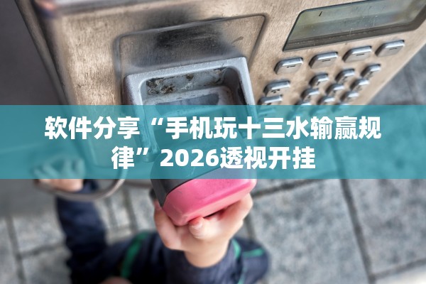 软件分享“手机玩十三水输赢规律”2026透视开挂