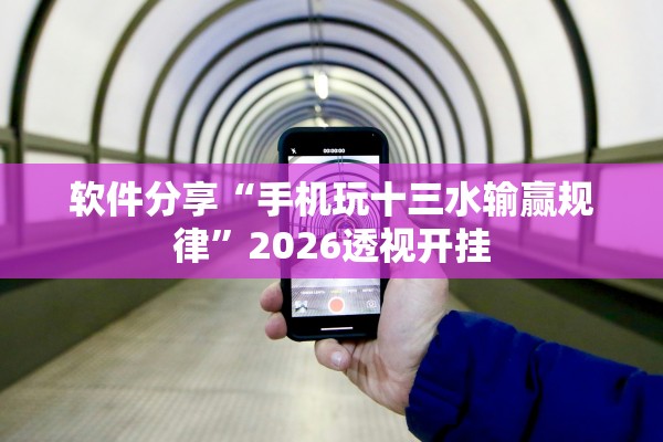 软件分享“手机玩十三水输赢规律”2026透视开挂