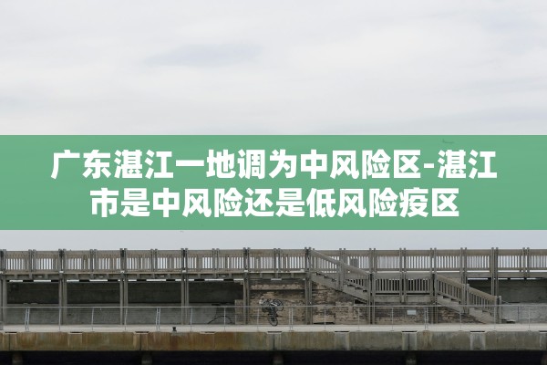广东湛江一地调为中风险区-湛江市是中风险还是低风险疫区
