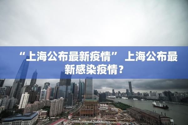 “上海公布最新疫情” 上海公布最新感染疫情？