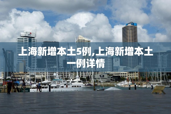 上海新增本土5例,上海新增本土一例详情 上海新增本土5例,上海新增本土一例详情