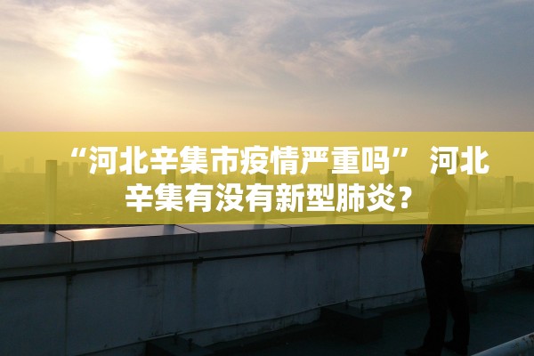 “河北辛集市疫情严重吗	” 河北辛集有没有新型肺炎？