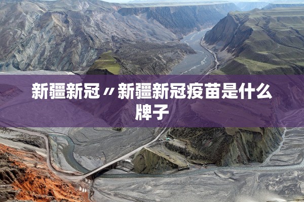 新疆新冠〃新疆新冠疫苗是什么牌子